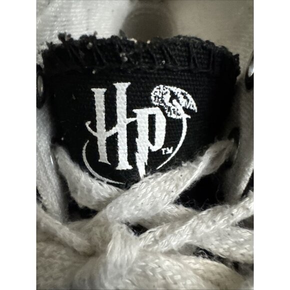 Harry Potter Kids Black shoe, Chuck Taylor style, Shoe Size UK 1, EU 32 - Picture 11 of 16